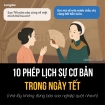 10 PHÉP LỊCH SỰ CƠ BẢN TRONG NGÀY TẾT