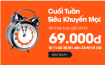 Trưa nay cuối tuần siêu khuyến mãi Jetstar bán vé máy bay, giá chỉ từ 69.000 đồng