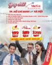 BAY CHẤT CÙNG VIETJET ĐƯỜNG BAY TP.HỒ CHÍ MINH - HÀ NỘI